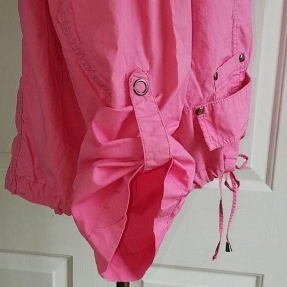 Chico's 3  Jacket Coat Windbreaker Pink WOMEN'S WOMAN'S SIZE LARGE - Picture 7 of 13